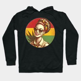 reggae rasta girl Hoodie